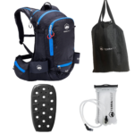 TerraWest Core 22 Ski Backpack intergrated with Recco and includes a removable SAS-TEC Back protector and 2 litre hydration bladder